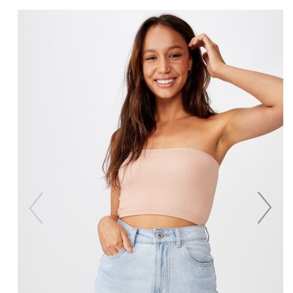 bandeau top cotton on